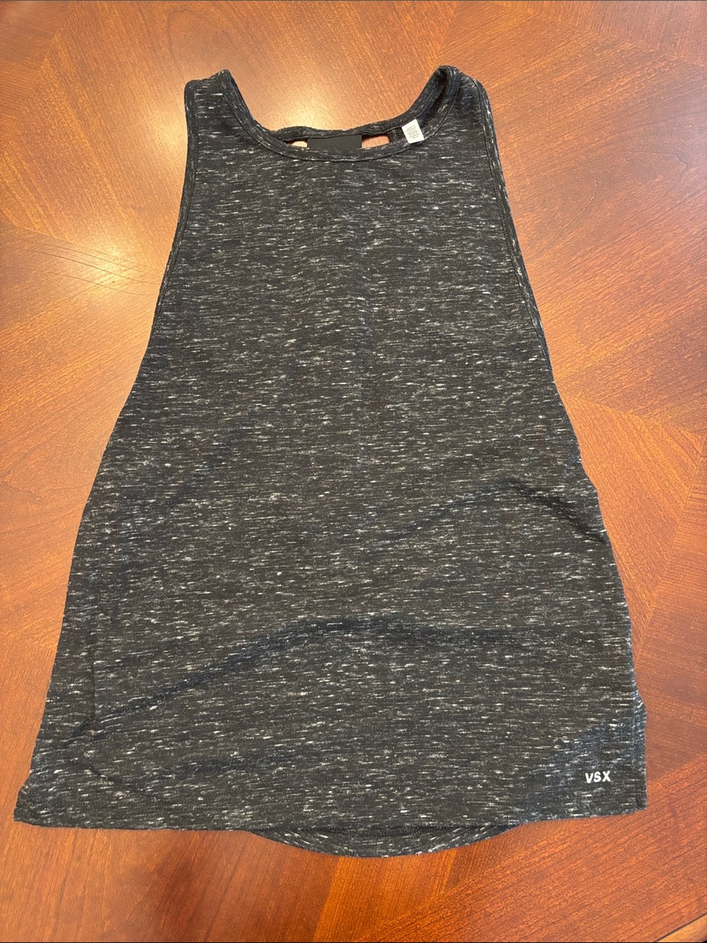VSX Black Space-Dye Tank Top